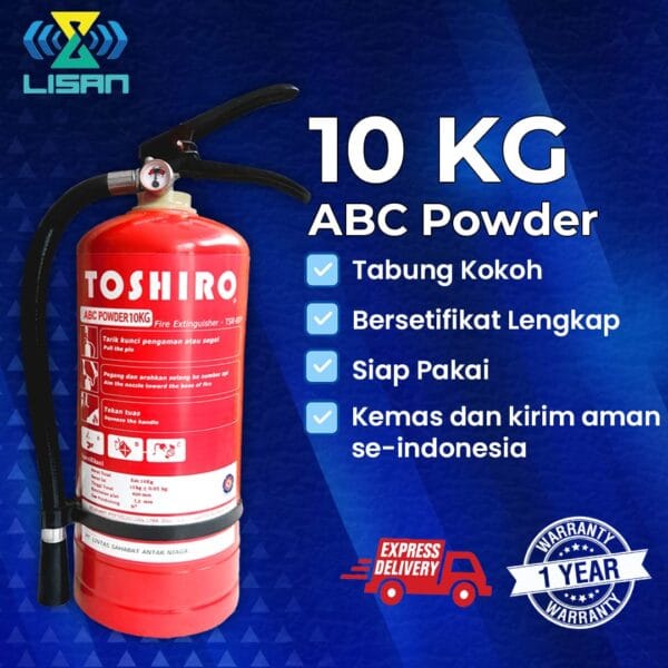 Tabung APAR 10kg ABC Powder TOSHIRO