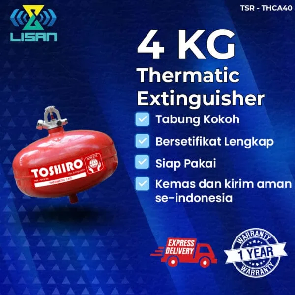 Toshiro Thermatic Extinguisher 4kg