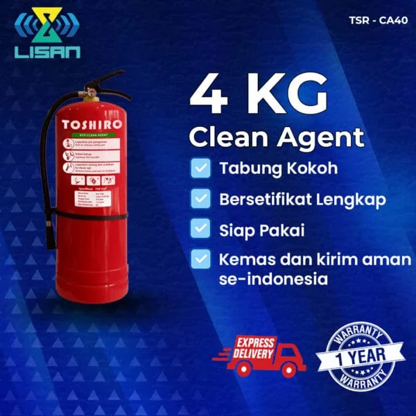 Toshiro Apar Clean Agent 4 kg