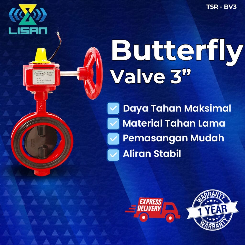 Toshiro Butterfly Valve 3 Inch
