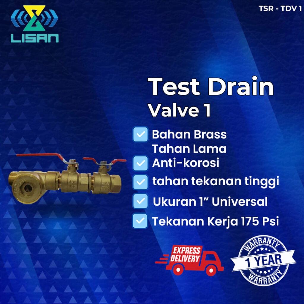TOSHIRO Test Drain Valve 1”