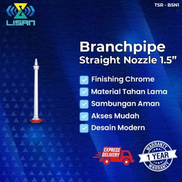 Branchpipe Straight Nozzle Toshiro 1.5 Inch