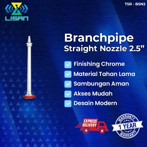Branchpipe Straight Nozzle Toshiro 2.5 Inch